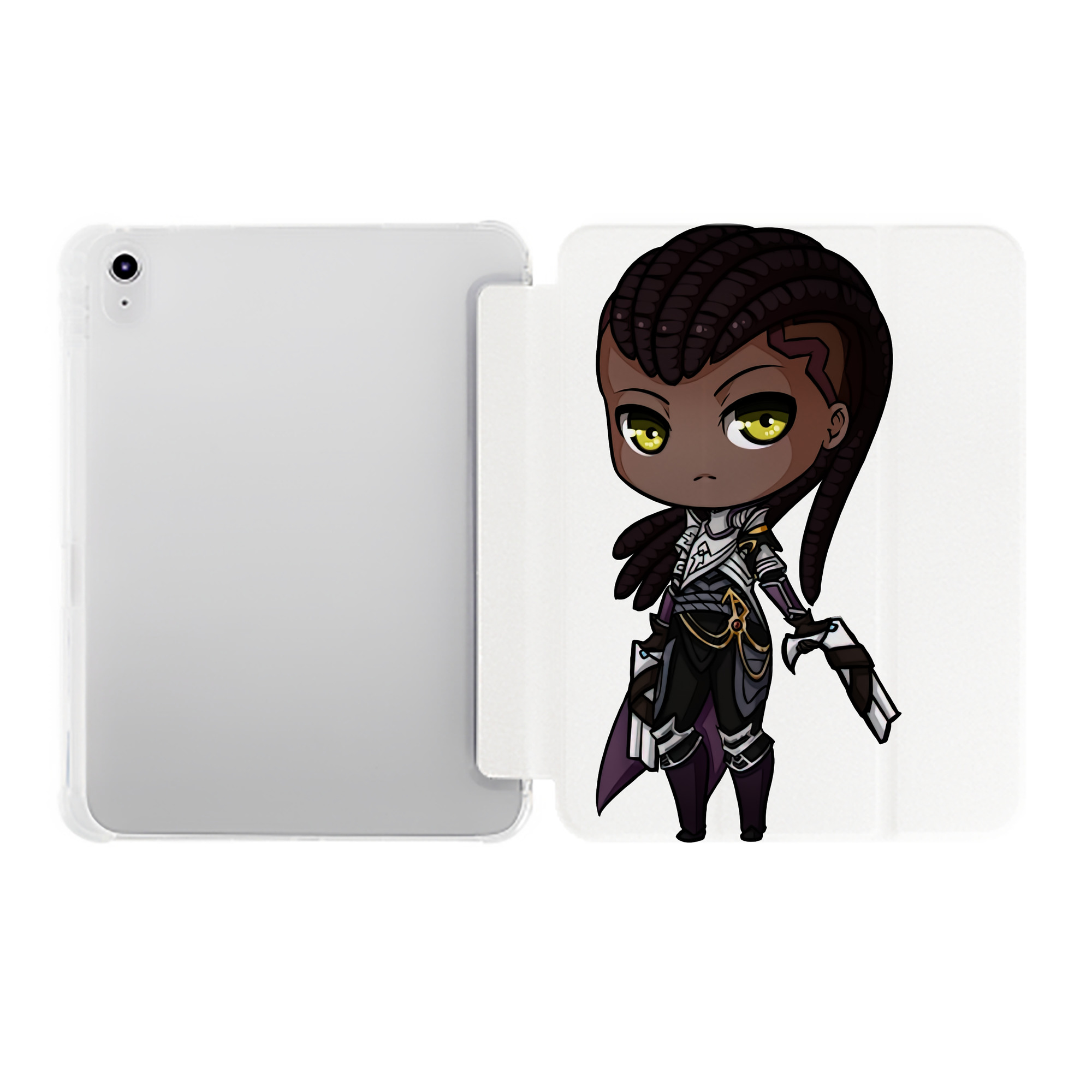 （画像用） リーグ・オブ・レジェンド League of Legends LOL IPad ケース ペン収納付き 三つ折りスタンド PUレザー×シリコン 対応機種9.5/10.5/10.9インチ
